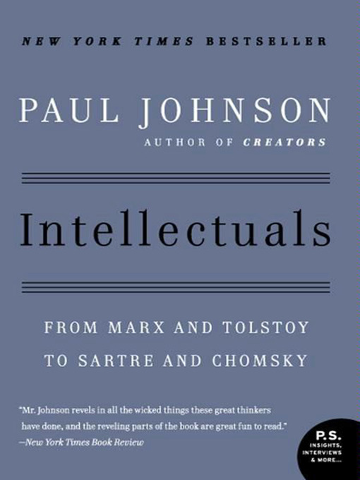 Title details for Intellectuals by Paul Johnson - Available